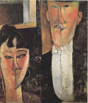 Amedeo Modigliani Bride and Groom  (mk09) China oil painting art